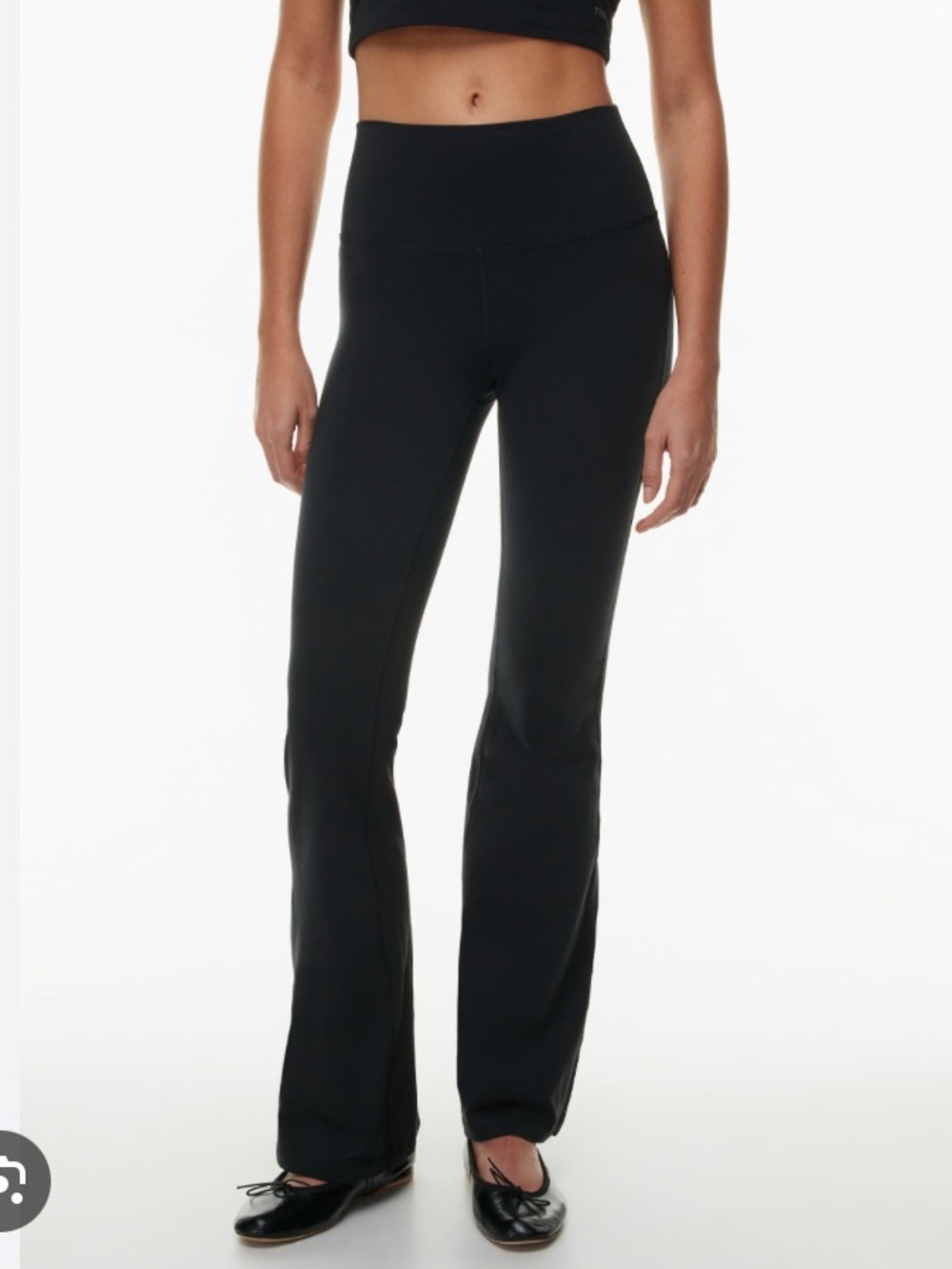 Aritzia TNA Hold-It Flare High-Rise Legging - Black